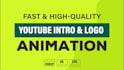 do professional 3d logo animation or youtube intro video