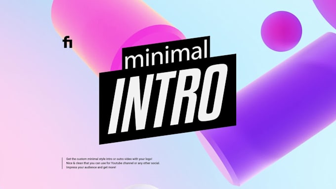 create custom video intro