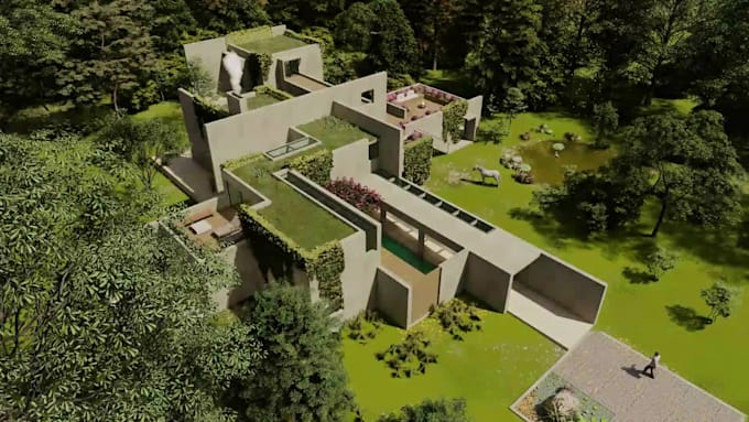 create realistic architectural 3d animation for your project