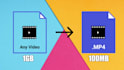 compress large unlimited size video any format