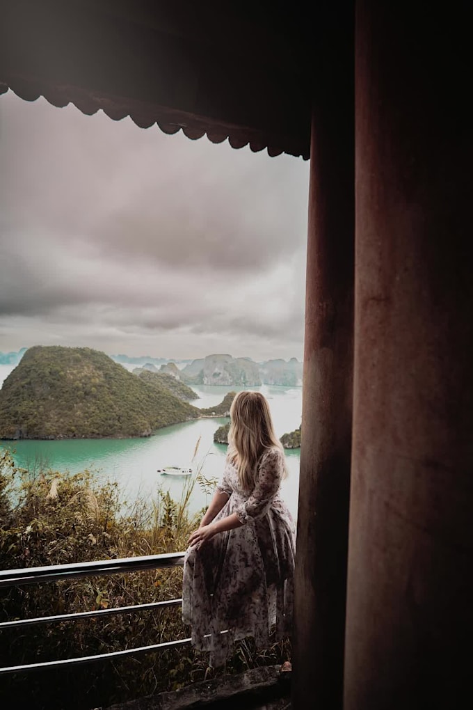 photoshop photos of sunset, landscape, travel, real estate