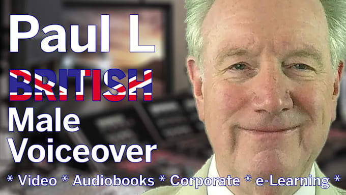 record a professional british male voiceover