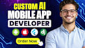 do ai mobile app development, ai website, n8n ai agent, ai software developer