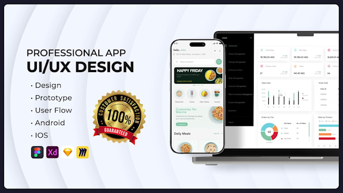 do UI UX website design, app design or saas dashboard design