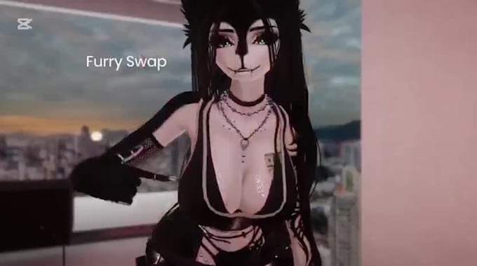 create 3d furry character model, anime vrc 3d rigging, vroid model for vtuber