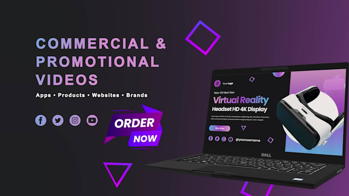 create commercial and promotional videos