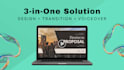 create professional video presentation with slides, animation and voice