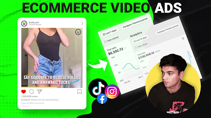 create viral dropshipping video ads or facebook ads