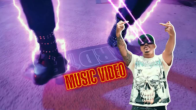 do rap hiphop music video editing with professional vfx