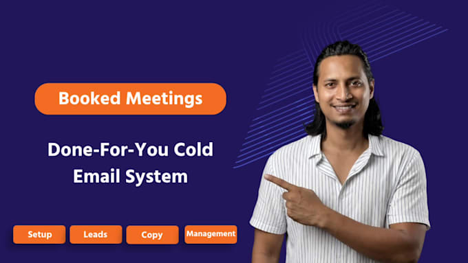 set up and manage your b2b cold email system to book meetings