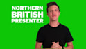 be your british spokesperson on green screen