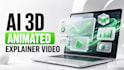 create an ai 3d saas explainer video, software demo, and app promo