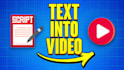 convert article, blog post, or script to video with voice over