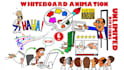 create custom whiteboard doodle animation video
