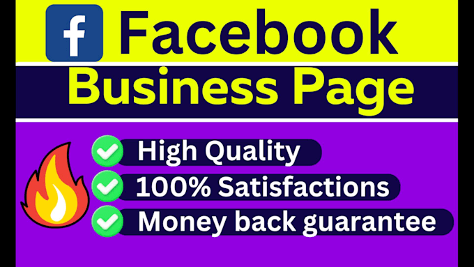 create professional facebook business page and seo friendly