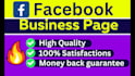 create professional facebook business page and seo friendly