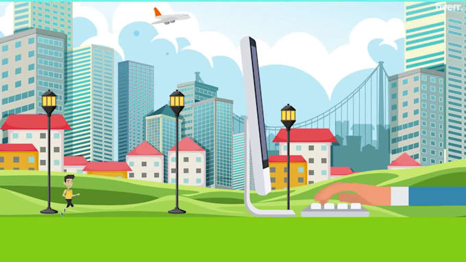 create 2d animated explainer videos and elearning courses