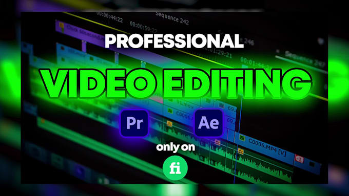 do professional video editing