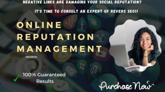 do online reputation management, ORM, reverse SEO to suppress negative links