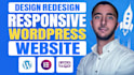 create a professional wordpress website design and development