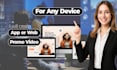 create a custom app promo, website, saas promo video
