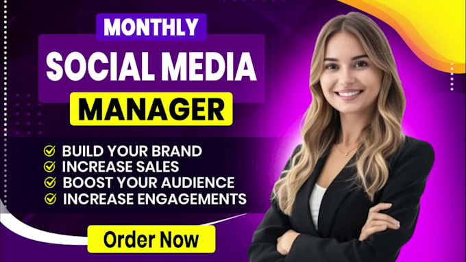 be your monthly social media manager