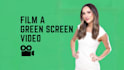 film a green screen spokesperson video in HD or 4k