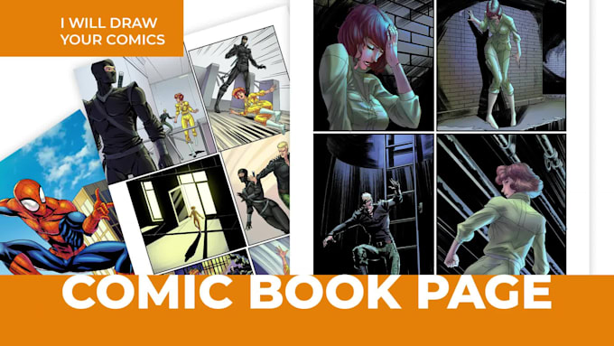 create amazing comics page for you