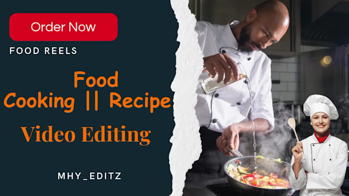 Edit food cooking reels, recipe videos for instagram by Mhy_editz | Fiverr