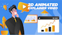 create 2d animated explainer video for sales