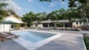 design modern contemporary landscape for garden, backyard, front yard precisely