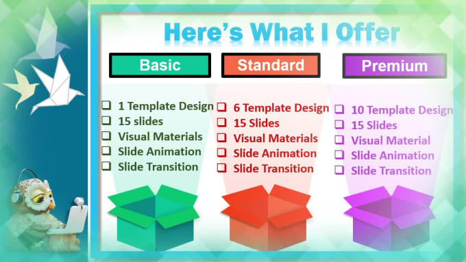 Give you packages of ppt template designs and esl ppt by Prexygrace | Fiverr