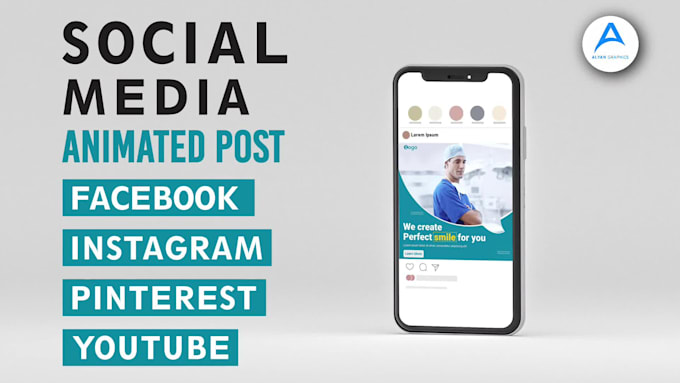 do animated social media posts, motion flyers or short video ads