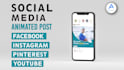 do animated social media posts, motion flyers or short video ads