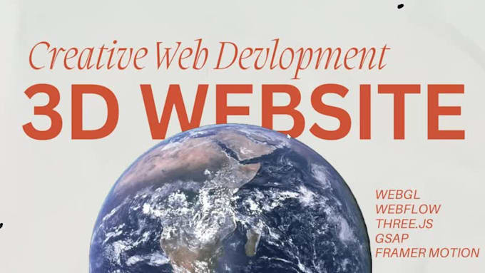 create stunning 3d interactive websites with threejs, gsap and webgl