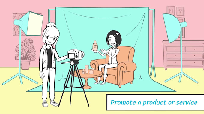create whiteboard explainer video and 2d animated explainer
