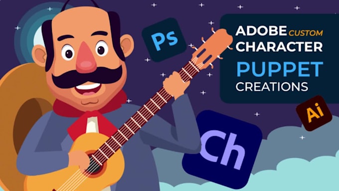 create adobe character animator puppets for animation