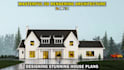 modern farmhouse architectural renderings design, draw plans