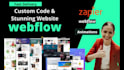 develop webflow website as webflow expert or convert figma to webflow design