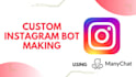 create custom instagram bot using manychat