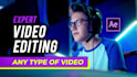 do expert video editing