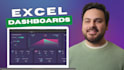 design a dashboard or custom report on excel