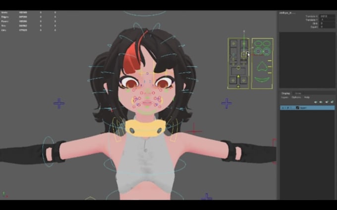 Do advance 3d character rigging in maya by Mongductiem | Fiverr