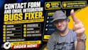 set up contact forms submissions, create web forms,fix forms related issues