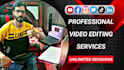 do professional long and short form video editing for youtube and corporate