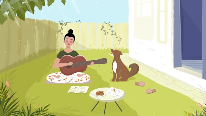 do 2d explainer animation video for your business