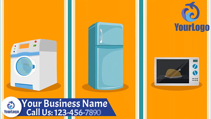 do appliance repair 2d animated promo video