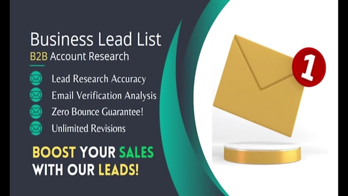 research decision maker leads and email list building