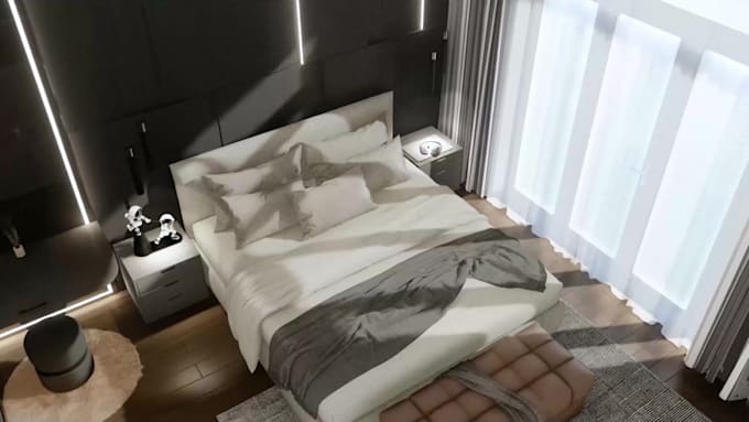 do sketchup 3d model and 3d rendering architecture