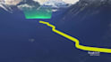 do custom rout animation in google earth